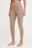 adidas Performance jambiere de yoga All me culoarea bej, uni, JW7589