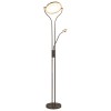 VidaXL Lampă de podea, argintiu, 180 cm, 18 W, reglabilă