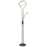 VidaXL Lampă de podea, argintiu, 180 cm, 18 W, reglabilă