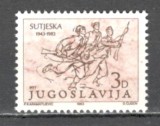 Iugoslavia.1983 40 ani batalia de la Sutjeska-Desen SI.342
