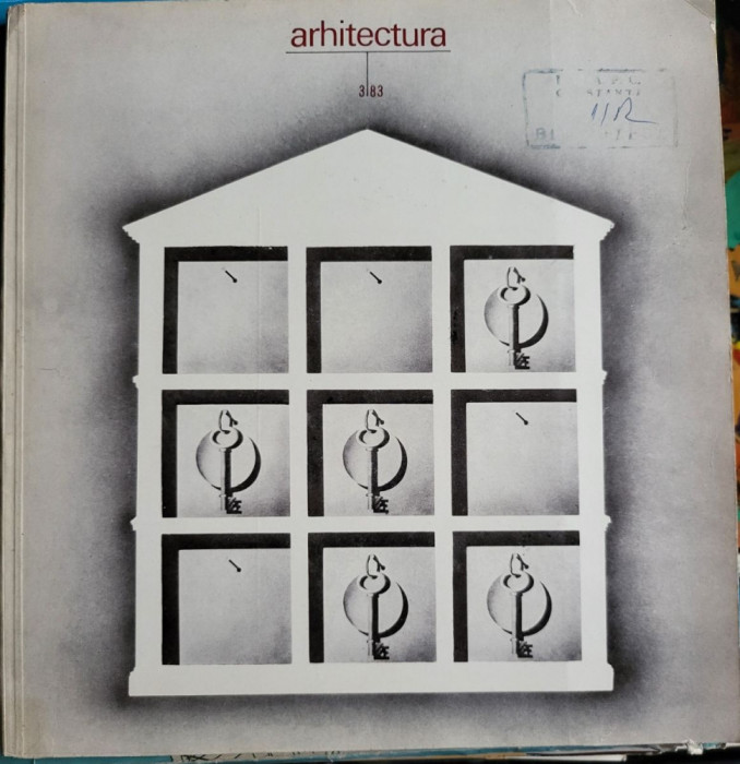 Revista Arhitectura RA 3 1983 GIURGIU BAIA MARE CETATEA FĂGĂRAȘULUI BRASOV CLUB