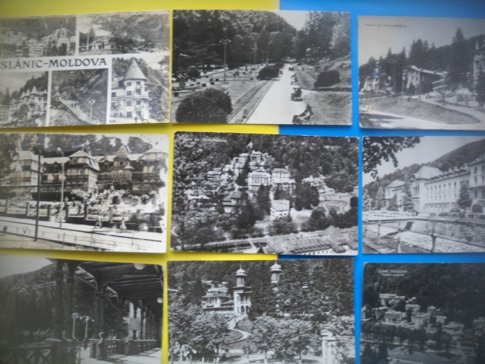 HOPCT LOT NR 78 SLANIC MOLDOVA -JUD - BACAU -9 CARTI POSTALE-RPR-CIRCULATE