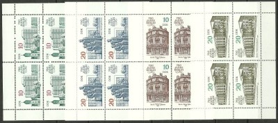 DDR 1987 - Berlin, aniversare, arhitectura, serie minicoli neuzate foto
