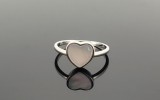 Cumpara ieftin Inel Argint 925 Mother of Pearl Heart , Eleganta E i Simbolism