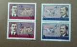 TIMBRE ROMANIA MNH LP 803/1972 ANIVERSARI AVIATIE SERIE IN PERECHE, Nestampilat