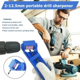 Ascutitor Burghie Portabil, Dispozitiv Automat Ascutit Burghie 2-12.5mm, Corundum, Albastru