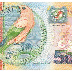 Suriname 5 000 Guldeni 2000 P-152 Seria 044812