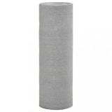 Plasă pentru intimitate, gri deschis, 2x10 m, HDPE, 75 g/m&sup2;