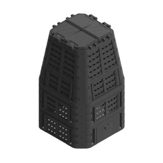 Compostor de gradina, 1000 L, negru GartenVIP DiyLine