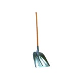 Cumpara ieftin Lopata Zapada Metal Kingfisher, Maner Lemn, 32x36x150 cm, Ergonomica, Negru