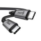 Cablu de date USB C 4.0 Gen 2 LUVLU&reg;, Incarcare rapida 240W (48V5A), 80Gbps, 8K@60Hz, Thunderbolt 5, Cip E-Marker, 1m