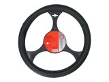 Husa volan Carpoint , material cauciucat, culoare negru mat , diametru 37-39cm