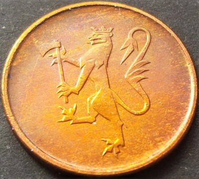 Moneda 5 ORE - NORVEGIA, anul 1977 * cod 2405 A foto