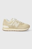 New Balance sneakers 574 culoarea bej, WL574QB2