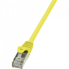 Cablu de retea , Logilink , Cat.6A 10G S/FTP PIMF PrimeLine , 1.5m , galben foto