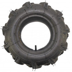 Cauciuc si camera motocultor 4.00-10 - 4PR PowerTool TopQuality foto