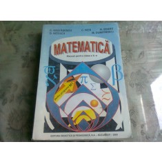 MATEMATICA CLS. A X-A - C. NASTASESCU