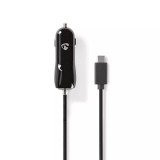 Incarcator auto bricheta cu USB Type C 3A 15W negru Nedis