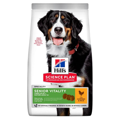 Hill&amp;amp;#039;s Science Plan Mature Senior Vitality Large Breed Chicken 14 kg foto