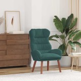 VidaXL Fotoliu de relaxare Verde &icirc;nchis 69 x 74 x 93 cm Catifea 42001889