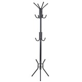 Cumpara ieftin Cuier haine tip pom Piero metal negru D44x181cm