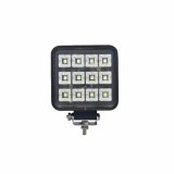 Proiector din metal patrat 12LED 12/24V cu intrerupator pe verso Kamar Garage AutoRide