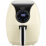 Friteuza fara ulei Daewoo AirFryer, 1500 W, 3.6l, 12 programe, Crem