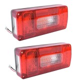 Set 2 Lampi Spate Remorca/Camion 12V, E-Mark, 220x100x57mm, cu Bec