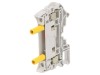 Conector Șină TE Connectivity 2 Borne DIN Montare Sina 8mm UL94V-0 Poliamida