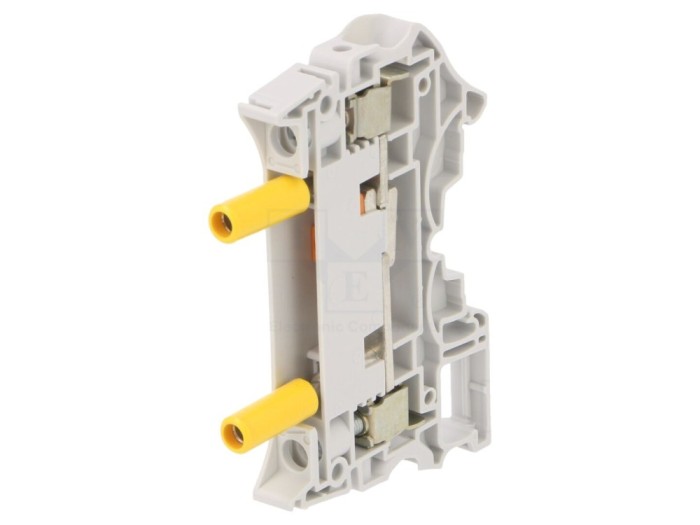 Conector șine 2 borne 8mm