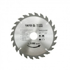 Disc vidia pentru lemn 184 mm, Yato YT-6060, 24 dinti