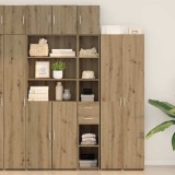 VidaXL Cabinet de Stocare Subțire Stejar Artisan 30x42.5x225 cm Lemn Prelucrat