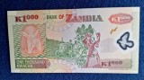 1000 Kwacha 2006 - Bancnota veche Africa - Zambia - stare foarte buna UNC