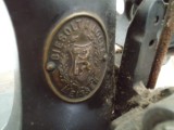Mașină de cusut antică Biesolt &amp; Locke Meissen (Germania)