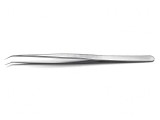 Pensetă Precizie 140mm V&acirc;rf Curbat 65A.SA