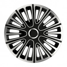 Set capace roti 15 inch Argo Motion Argintiu si Negru AutoDrive ProParts