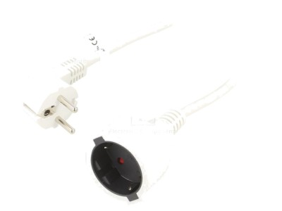 Cablu prelungitor 3m negru 10A foto