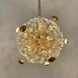 Pendul LED Cristal Arthur 99W Auriu ModernLight Concept