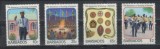 Set 4 timbre Barbados 1987 &ndash; 75 de ani de cercetășie &icirc;n Barbados (Scouting) -A62