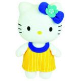 Cumpara ieftin Jucarie de plus Hello Kitty cu rochita galbena, 0-36 luni, 20 cm, Jemini