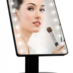 Oglinda cosmetica L16, 10.5 inch, 16 LED-uri, Buton Tactil, Pentru Machiaj / Make-up