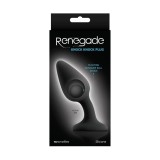 Dop Anal Renegade Knock Knock, Negru, 12 cm, NS Toys