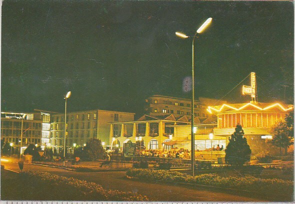 bnk cp Noaptea la Mangalia - Vedere - uzata