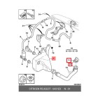 Rezervor spalator parbriz CITROEN C5 (DC/DE; RC/RE), 03.2001-01.2008 Model : WAGON, fara senzor nivel lichid, Gat de umplere cu cap,