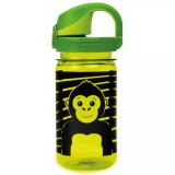 Sticla Apa Copii Nalgene OTF Kids Sustain 0.35L Green Monkey, Tritan Renew, Fara BPA, Rezistenta, Usoara, Curatare Usoara