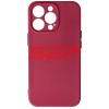 Husa Silicon Burgundy iPhone 13 Pro, High Copy, Protectie Premium