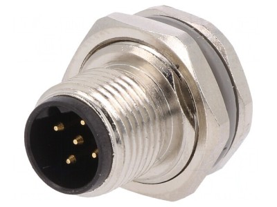 Soclu M12 5 PIN tată IP67 60V 4A foto