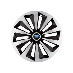 Set 4 capace roti Fox Gri-Negru R14 Compatibil Cu Ford