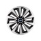 Set 4 capace roti Fox Gri-Negru R15 Compatibil Cu Ford