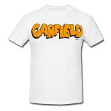 Tricou &quot; Garfield text &quot;